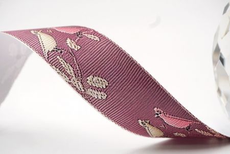 Valentinsliebesvögel Jacquardband_AI-KN